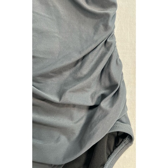 Michael Kors 1‎ piece Swimsuit Halter Gray Size 6 - Picture 5 of 12